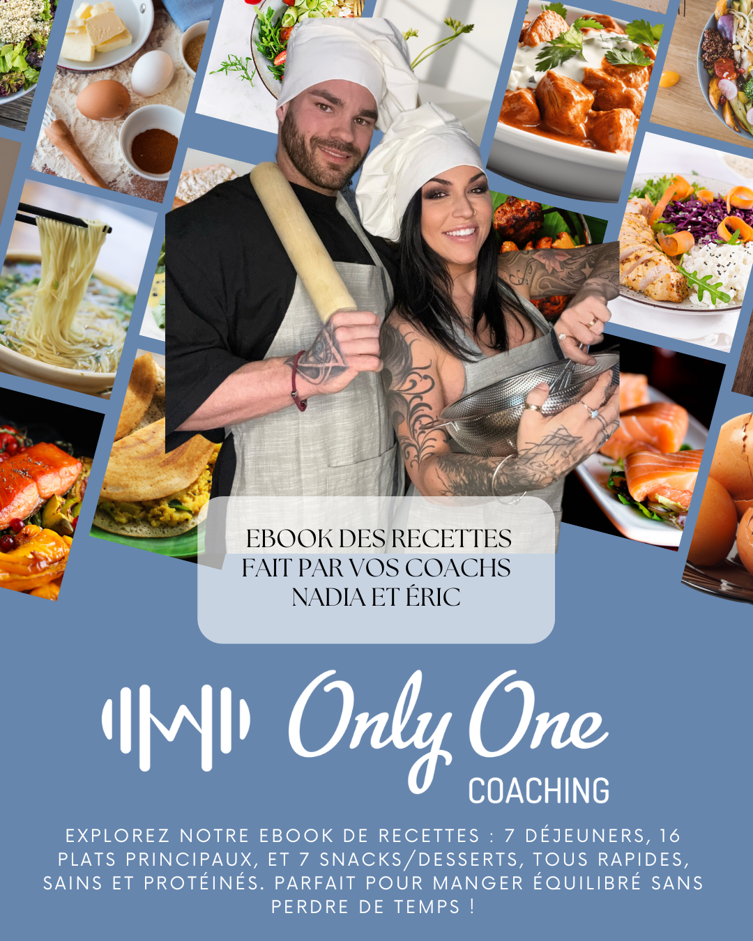 LIVRE DE RECETTES - ONLY ONE COACHING TOME 1