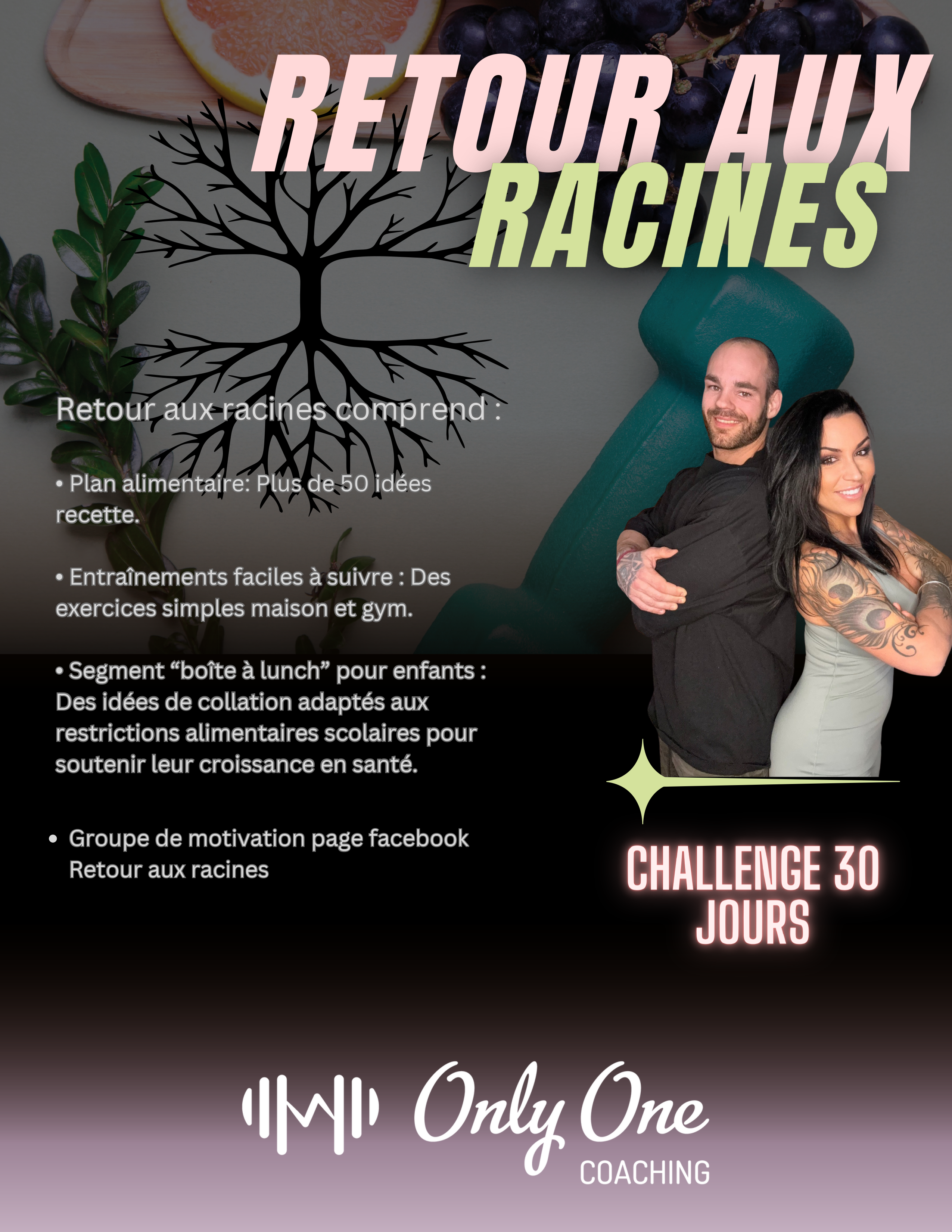 CHALLENGE - RETOUR AUX RACINES (30 JOURS)